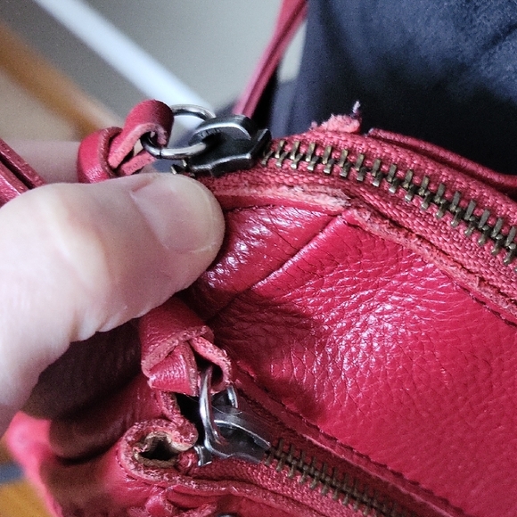 The Sak Red Leather Backpack - Picture 3 of 14